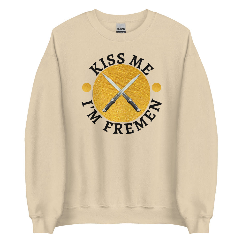 Kiss Me I'm Fremen Sweatshirt - Sand Color - https://ascensionemporium.net